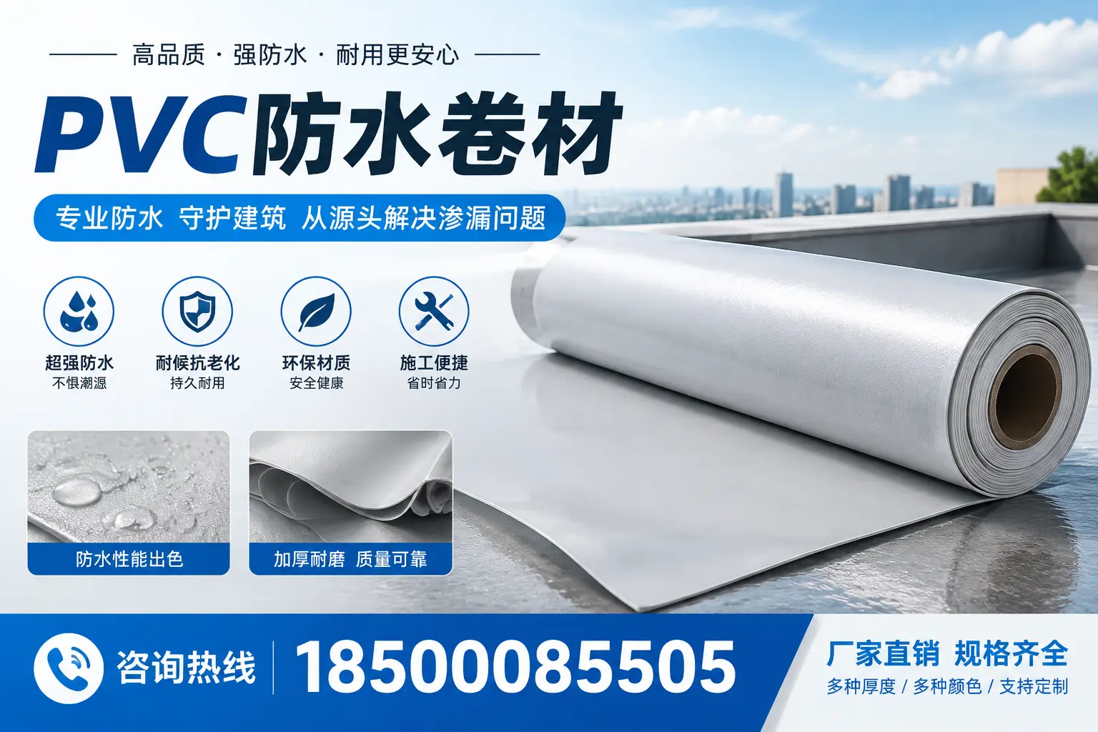 选择pvc防水卷材时，保亭用户的常见疑问